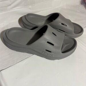 Hoka Men's Gray Slide Sandals